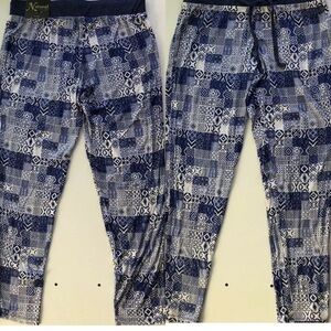Natural Reflections Blue soft lightweight cool Pajama Pants